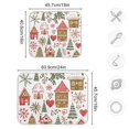 thumbnail image 4 of Yayeee Dish Drying Mat for Kitchen Counter 18"x24" Microfiber Absorbent Pad, Brown Nordic Christmas House, 4 of 7
