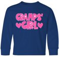 thumbnail image 3 of Inktastic Gramps' Girl Granddaughter gift Long Sleeve Youth T-Shirt, 3 of 5