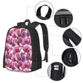thumbnail image 2 of Fuzoiu Orchids Flowers Print Large Capacity Backpack,Travel Backpack,Laptop Bag,College School Rucksack Bag,for School, Travel & Outdoor Activities, 2 of 6