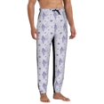 thumbnail image 4 of Pofeuu Stripes and Sprigs of Lavender Print Sweatpants for Men, Men's Lounge Pants, Men's Athletic Pants, Men's Sweat Pants with Pockets-X-Large, 4 of 5