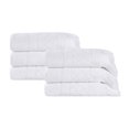 thumbnail image 2 of BNM Cotton Geometric Soft Hand Towel Set of 6, White, 2 of 11