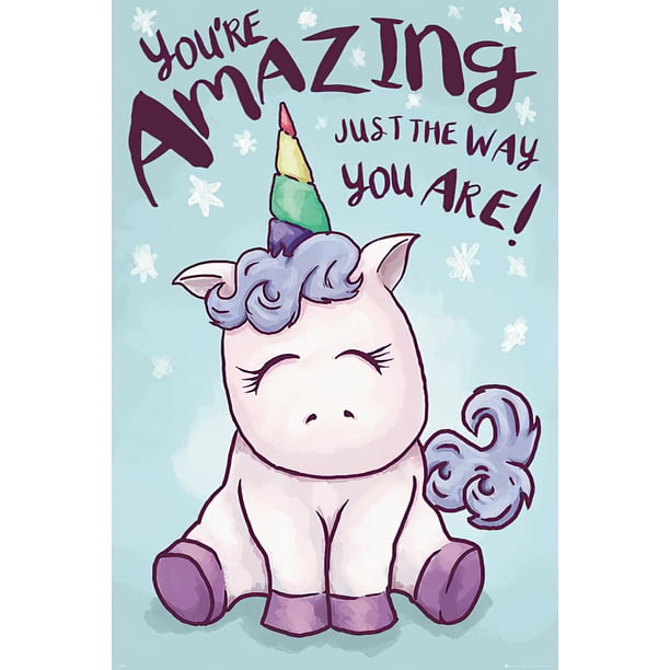 Unicorn Poster / Print (You'Re Amazing Just The Way You Are