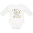 thumbnail image 3 of Inktastic Grandma's Lil' Peanut Polka Dot Elephant Boys or Girls Long Sleeve Baby Bodysuit, 3 of 5