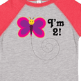 thumbnail image 4 of Inktastic 2nd Birthday I'm Two Girls Butterfly Girls Toddler T-Shirt, 4 of 5