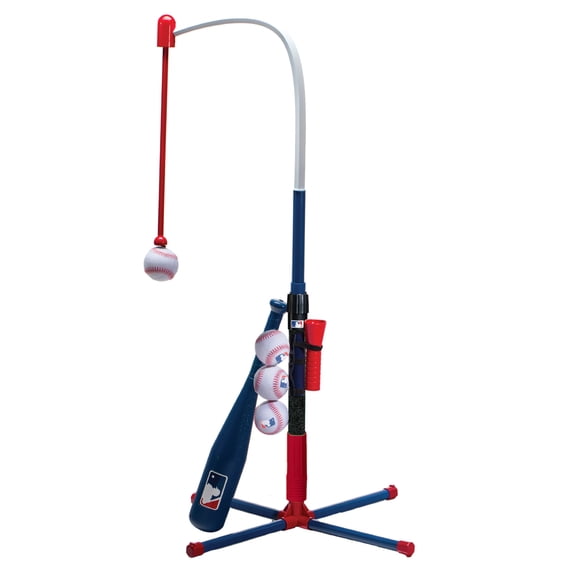 Franklin Sports Grow-with-Me 2-in-1 Teeball Softball Batting Tee Set