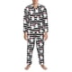thumbnail image 3 of Fotbe Cute Chicken Pijama de Hombre con Estampado de Manga Larga, Conjunto de 2 Piezas, Ropa de Dormir Suave y Cómoda con Bolsillos-Medium, 3 of 7