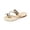 A-Gold448, variant on Bibifish Womens Slide Sandals Rhinestone Strappy Open Toe Mule Slippers Summer Fashion Casual Beach Shoes