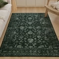 thumbnail image 5 of SPRINDAY Boho Green Area Rug, 3'x5' Vintage Rugs for Entryway, Non-Slip Washable Distressed Carpet for Home Office Decor, 5 of 9