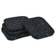 thumbnail image 1 of Uxcell Mat de Cinta de Correr-3.9"x3.9" Alfombrilla para Equipos de Ejercicio para Protección del Suelo Reducción de Sonido, Negro Azul Paquete de 4, 1 of 5