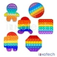 thumbnail image 5 of 6 Pack Push Pop Fidget Toy - Push Pop Bubble Anti Anxiety Sensory Toy - Bubble Pop Stress Reliever - Durable & Washable Soft Silicone Squeeze Fidget Toy - Perfect for Adults & Kids, 5 of 14