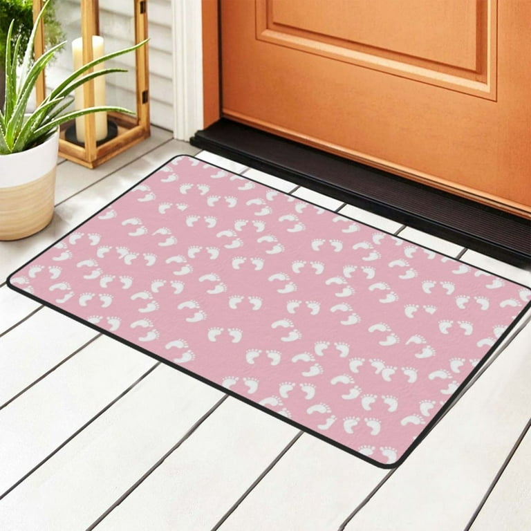 ZICANCN Dog Paw Print Area Rugs Doormat , Facecloth Non-Slip Floor Mat Rug  for Living Room Kitchen Sink Area Indoor Outdoor Entrance 72x48 