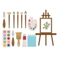 thumbnail image 6 of 1pc Painting Tools Cutting Dies Metal Palette Easel Brush Die Cuts Embossing Stencils for DIY Scrapbooking Card Making Album Craft Decoration, 6 of 6