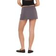 thumbnail image 4 of Forever 21 Women's Grey Y2K Mini Skort, Pull-On Design for Casual Weekend Outfit, L, 4 of 6