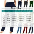 thumbnail image 3 of Karight Womens Plus-Size Soft Twill Mid-Rise Regular Fit Straight Leg Short Length Casual Pant, 3 of 6