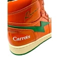 thumbnail image 5 of Anwar Carrots Men's Shoes Lace-Ups, Flat Heel/Round Toe Orange/Peas Green, Mens 7, 5 of 12