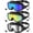 Black Blue & Black Goldern & Black Silver, variant on GMOX Adult Swimming Goggles 3Pack, 180 ° Panoramic HD View Anti-Fog UV Protection Leakproof