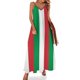 thumbnail image 1 of Italia | Vestido sin mangas con bandera italiana, vestidos de mujer, traje de verano para mujer, vestido de fiesta, ropa elegante de lujo para mujer, 1 of 7