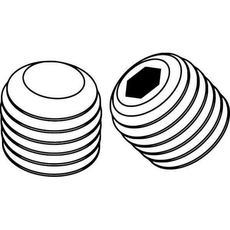 

ZoroSelect Socket Set Screw Flat 10-32x1/4 PK50 Class: 3A