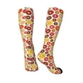thumbnail image 4 of Fotbe Donut print Women's Men's Novelty Crew Socks Cotton Socks Knee High Socks for Walking,Running,Nurses,Pregnancy, 4 of 9