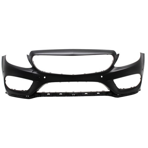 Front Bumper Cover For 2015-2018 Mercedes Benz C300 Primed with AMG Package CAPA