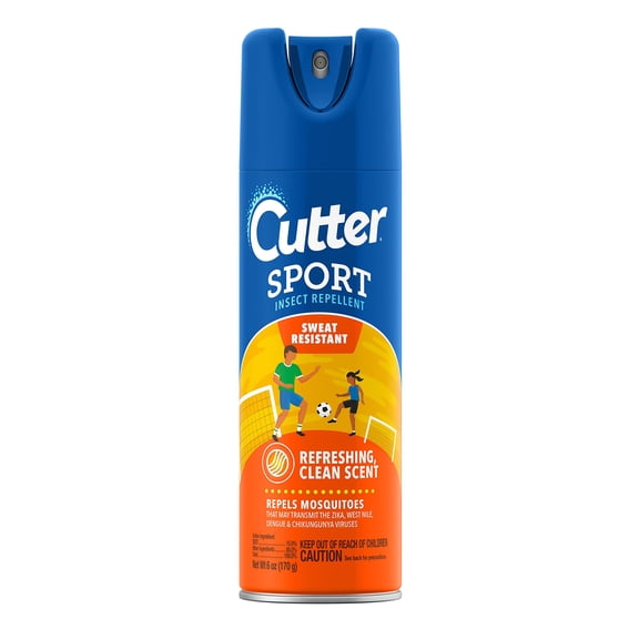 Cutter Sport Insect Repellent, Aerosol Spray, 6-Ounce