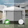 thumbnail image 3 of Jopath 10x10Ft Pop Up Gazebo with Carry Bag and 4Pcs Weight sand bag, Outdoor Canopy Tent Removable, Sidewall with Zipper and Window for Garden, Backyard Blue, 3 of 9