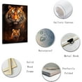 thumbnail image 2 of ZHONGYUTONG Tiger Canvas Wall Art Tiger Poster Prints Wild Animal Picture Modern Artwork for Living Room Office Framed (12.00" x 18.00"), 2 of 5
