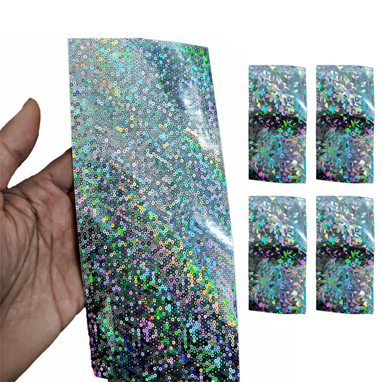 Cheers.US 10 Pcs Fishing Lure Stickers Waterproof Fishing Lure Sticker Fish  Scales Tape Holographic Adhesive Tackle Fishing Fly Tying Lures Crafts DIY