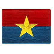 Viet Cong Flag Embroidered Iron-on Patch
