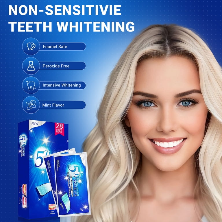 Teeth Whitening Strips, Professional 56-Count Kit, Sensitive photo 4