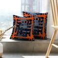 thumbnail image 6 of LALILO Throw Pillow Covers Art Artist Artistic Artwork Blue Brush Cushion Cover 18" x 18", 2 Pack, 6 of 6