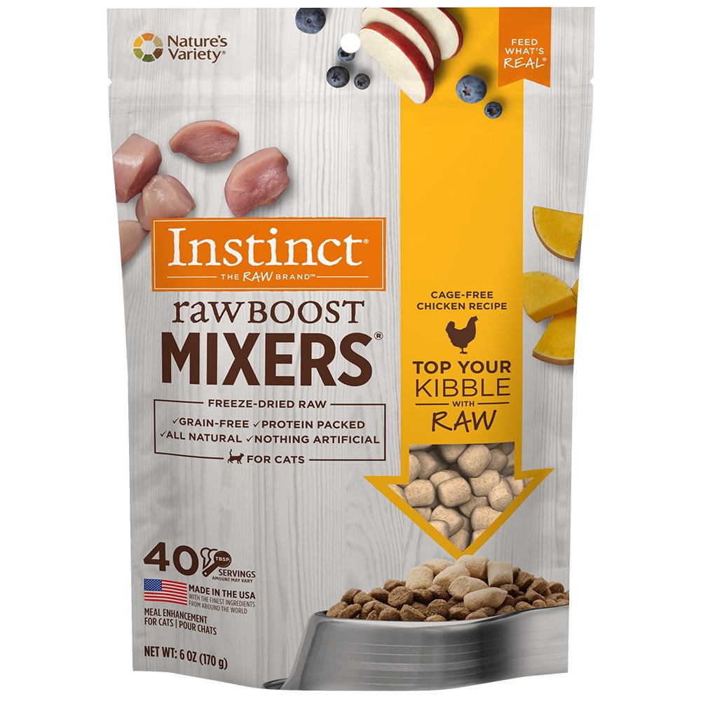 Instinct Freeze Dried Raw Boost Mixers GrainFree Cage Free Chicken