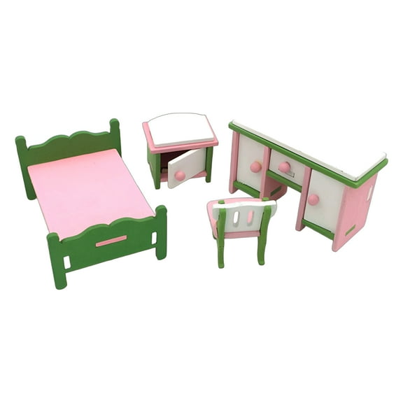BESTSKY Dollhouse Furniture,Smooth Edges Dollhouse Accessories,Playful Design Doll House Furniture