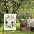 thumbnail image 4 of SM-XLHN MR. and MRS. Wedding Garden Flag 12x18 Inch Double Sided Outside, Floral Marriage Welcome Romantic Yard Outdoor Decoration, 4 of 6