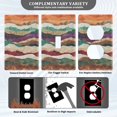 thumbnail image 3 of Yayeee Blank Wall Plate Cover 1-Gang 4.5"x2.7" Home Unused Decorative Outlet, Artistic Desert Waves, 3 of 7