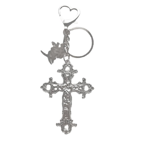 Crucifix Key-Rings Religious Faith Key Holders for Women Men Party Favor