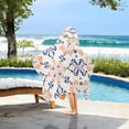thumbnail image 3 of Yayeee Kids Hooded Towel with Hand Pockets Beach Soft Absorbent Bath Wrap 50 x 23.5 inch, Colorful Abstract Pattern, 3 of 5