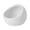 White S, variant on mdesiwst Ceramic Hamster Food Bowl, Small Animals Feeding Drinking Bowl, Non-tip Food Dish for Dwarf Hamster Gerbil Rat Mice Guinea Pig