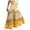Yellow, variant on Dress Women 2024 Summer Boho Tiered Long Lace Skirt Maxi Net Flared Long Maxi Skirts For Women For Vacation Weekend Date