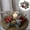 grayish-white, variant on Christmas Candle Holder Wreath With Artificial Flowers Festive Table Centerpiece For Home Dining Room Holiday Decor