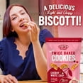 thumbnail image 3 of Cooper Street Twice Baked Italian Biscotti Cookies - Cherry White Chip - 1.25 Lb Resealable Bag, 3 of 7