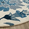 thumbnail image 5 of SAFAVIEH Martha Stewart Blue Field Floral Area Rug, Azurite, 6' x 6' Round, 5 of 5