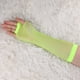 thumbnail image 2 of 2 Pares De Guantes Sin Dedos  Codo Longitud Para Mujer Amarillo Claro Una Talla, 2 of 4