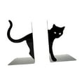 thumbnail image 3 of Figura decorativa de gato sujetalibros, escultura de gato negro, tope para libros pesados. B, 3 of 8