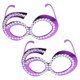 thumbnail image 1 of unbranded 2Ud Gafas Para Cumpleaños 60 Con En Rhinestone Y Plástico, 1 of 8