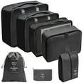 thumbnail image 1 of Jierger Compression Packing Cubes for Travel, Packing Cubes for Travel Cubes Set Foldable Suitcase Organizer Lightweight Luggage Storage Bag, 1 of 4