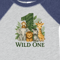 thumbnail image 4 of Inktastic Wild One 1st Birthday Safari Animals Boys or Girls Baby Bodysuit, 4 of 5