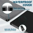 thumbnail image 3 of Memory Foam Camping Mattress | Potable Backpacking Sleeping Pad W/Waterproof Cover & Carry Bag | Roll Up Cot Mattress for Floor, Travel,Camping | Kids, Single or Twin, 3 of 6