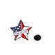 thumbnail image 2 of Insignia de la bandera nacional, joyería conmemorativa del Día de la Independencia de los Estados Unidos, broche de estrella de cinco puntas, pin de aleación, insignia de metal, 2 of 6