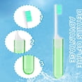 thumbnail image 5 of 4 Pack Portable Folding Travel Toothbrushes, Portable Folding Toothbrushes with Super Soft Colorful Bristles, Compact Storage, Outdoor Travel, Easy To Carry Toothbrushes., 5 of 5